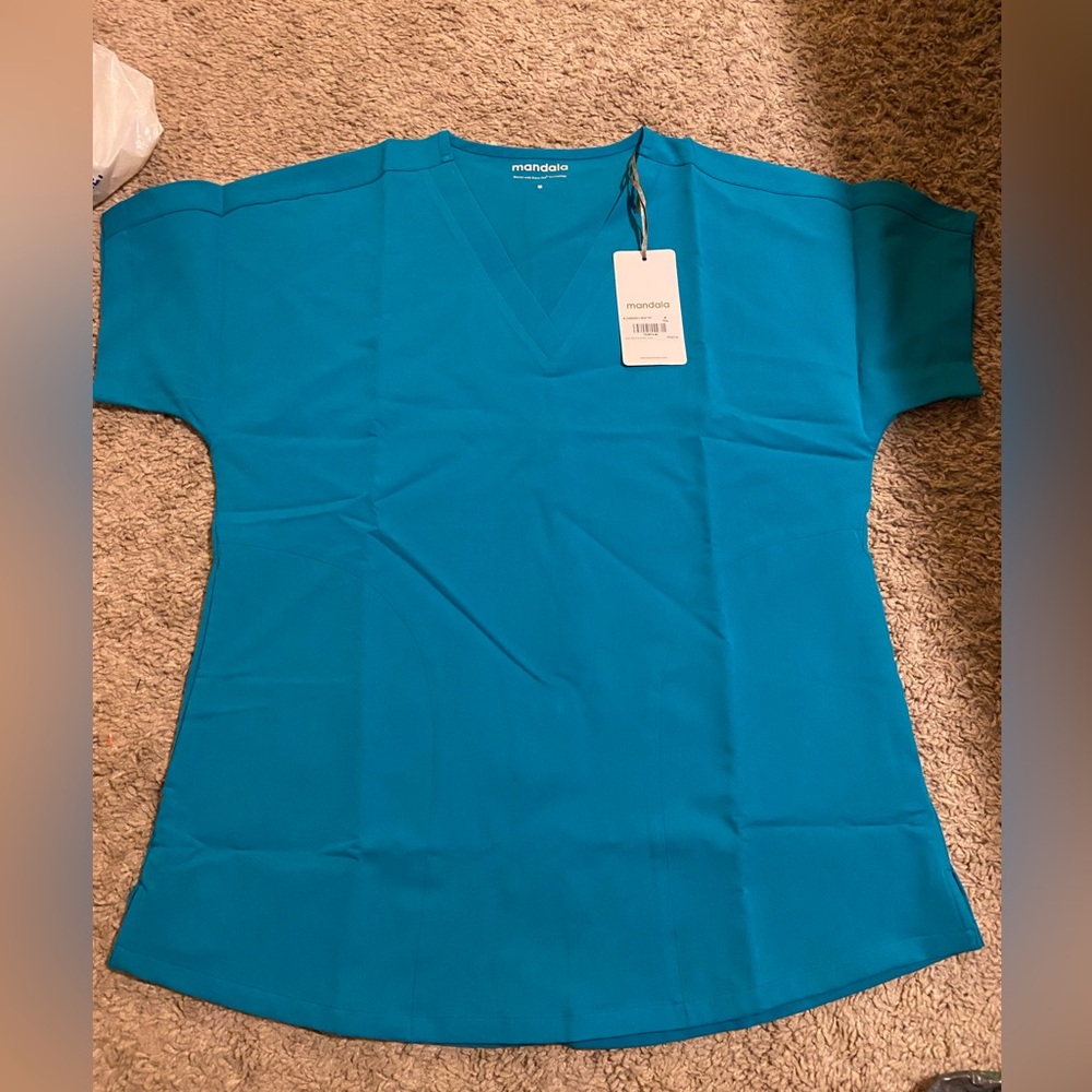 Mandala scrub top